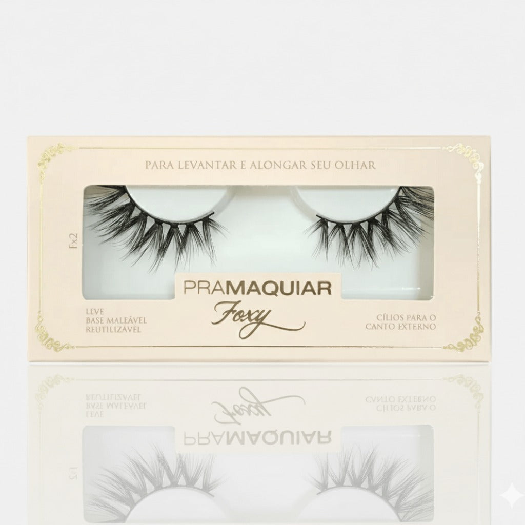 Cílios postiços Fios de Seda #1145 FOXY FX2