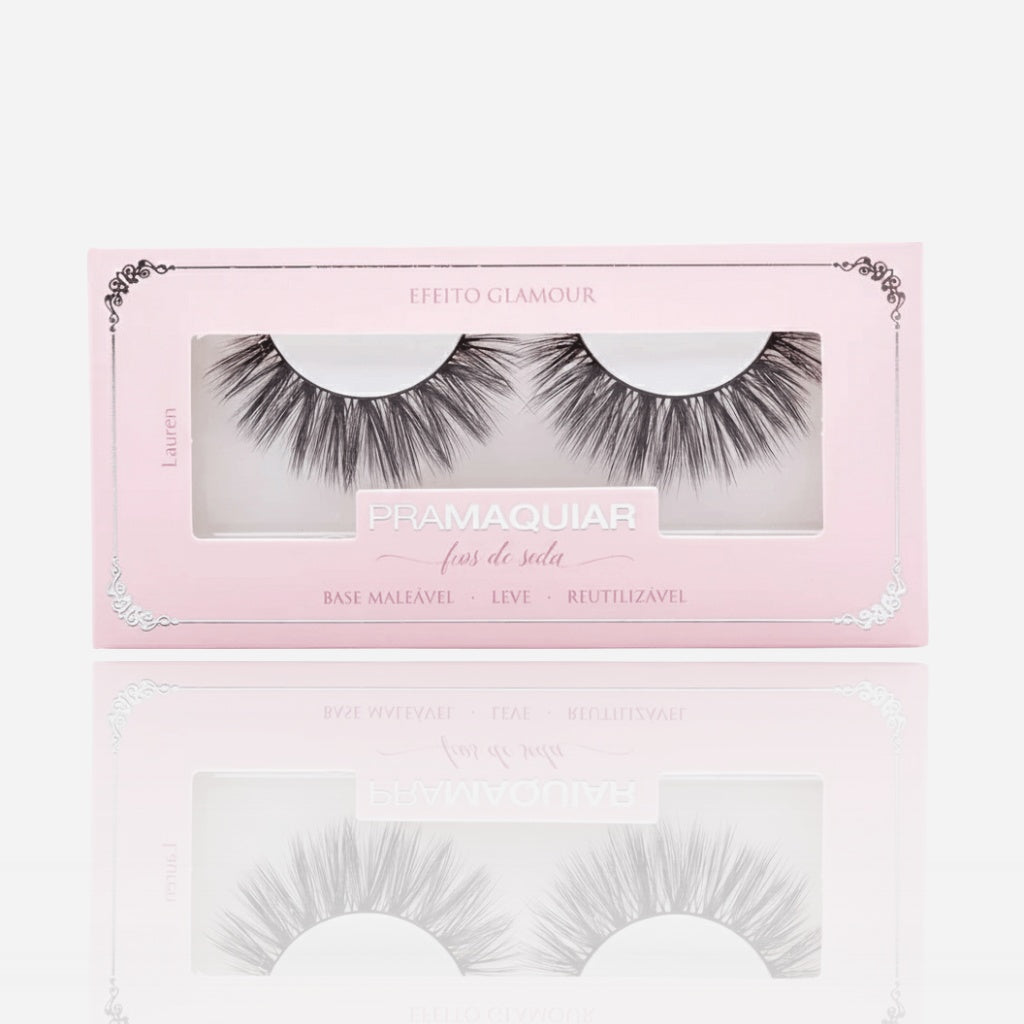 Cílios postiços Fios de Seda #1216 LAUREN