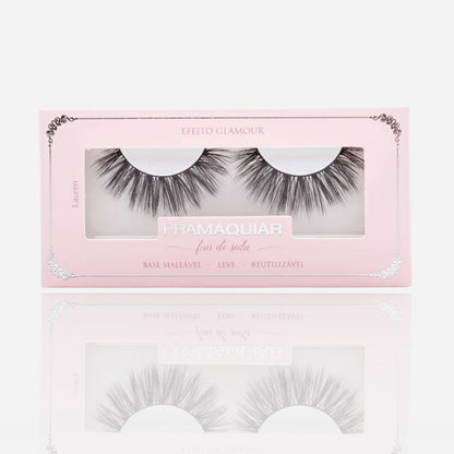 Cílios postiços Fios de Seda #1216 LAUREN