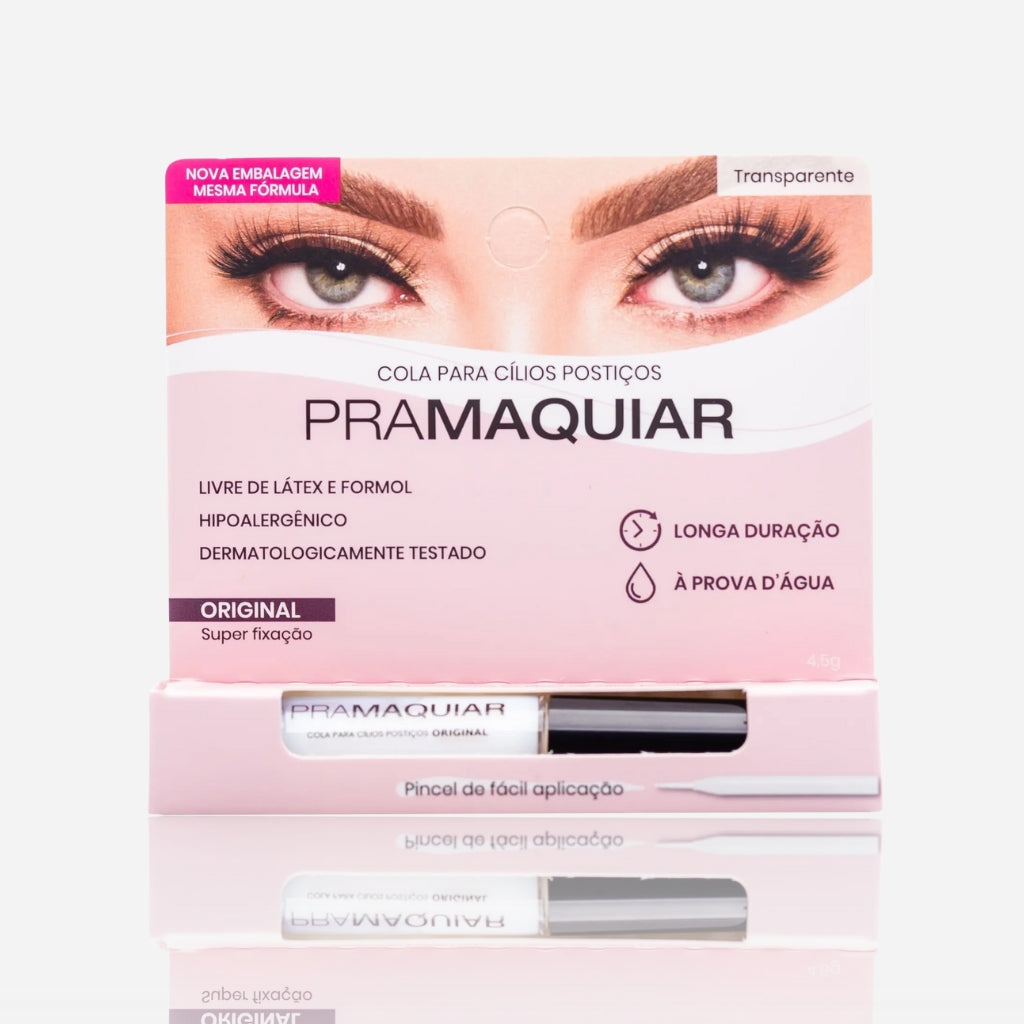 Cola para cílios postiços PRAMAQUIAR Original - Transparente