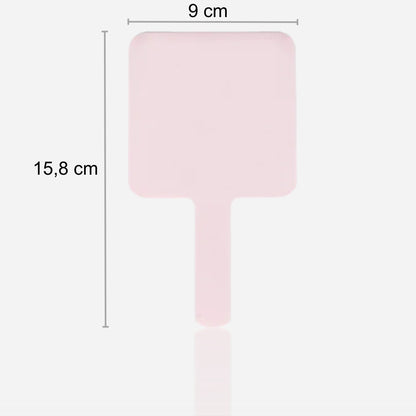 Espelho de mão maquiagem - Rosa