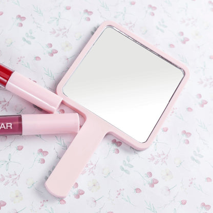 Espelho de mão maquiagem - Rosa