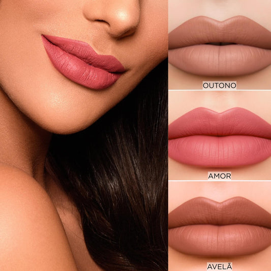 Kit com 3 Batons - Kiss Me