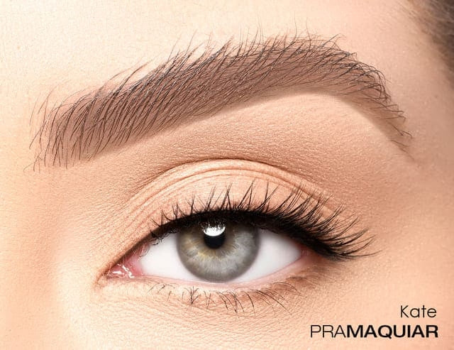 Cílios postiços Fios de Seda #1125 Kate - Base Transparente