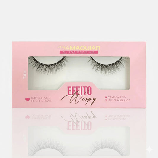 Cílios postiços Premium Efeito Wispy #1136 TALITA