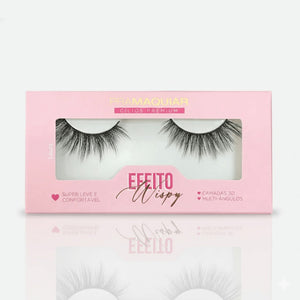 Cílios postiços Premium Efeito Wispy #1139 LAURA