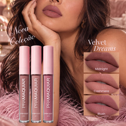 Kit com 3 Batons - Coleção Velvet Dreams