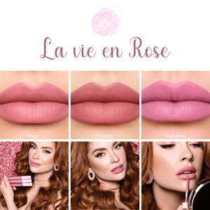 Kit com 3 Batons - Coleção La vie en Rose