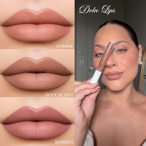 Kit com 3 Batons - Dolce Lips