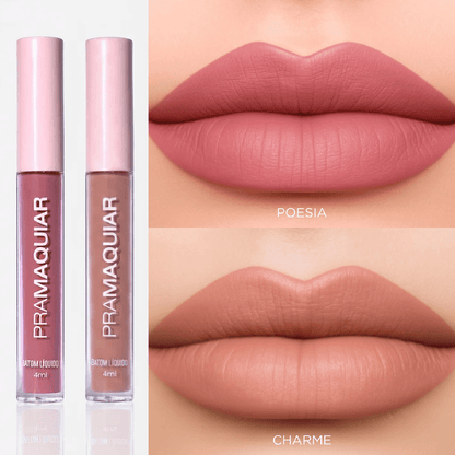Kit com 2 Batons - Duo Rose & Nude