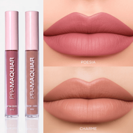 Kit com 2 Batons - Duo Rose & Nude