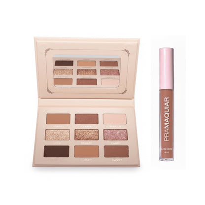KIT Paleta de Sombras Chocolate Glam + Batom Segredo