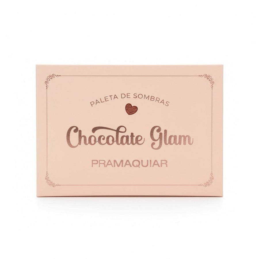 KIT Paleta de Sombras Chocolate Glam + Pincéis para Olhos