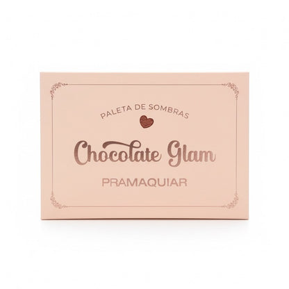 KIT Paleta de Sombras Chocolate Glam + Pincéis para Olhos