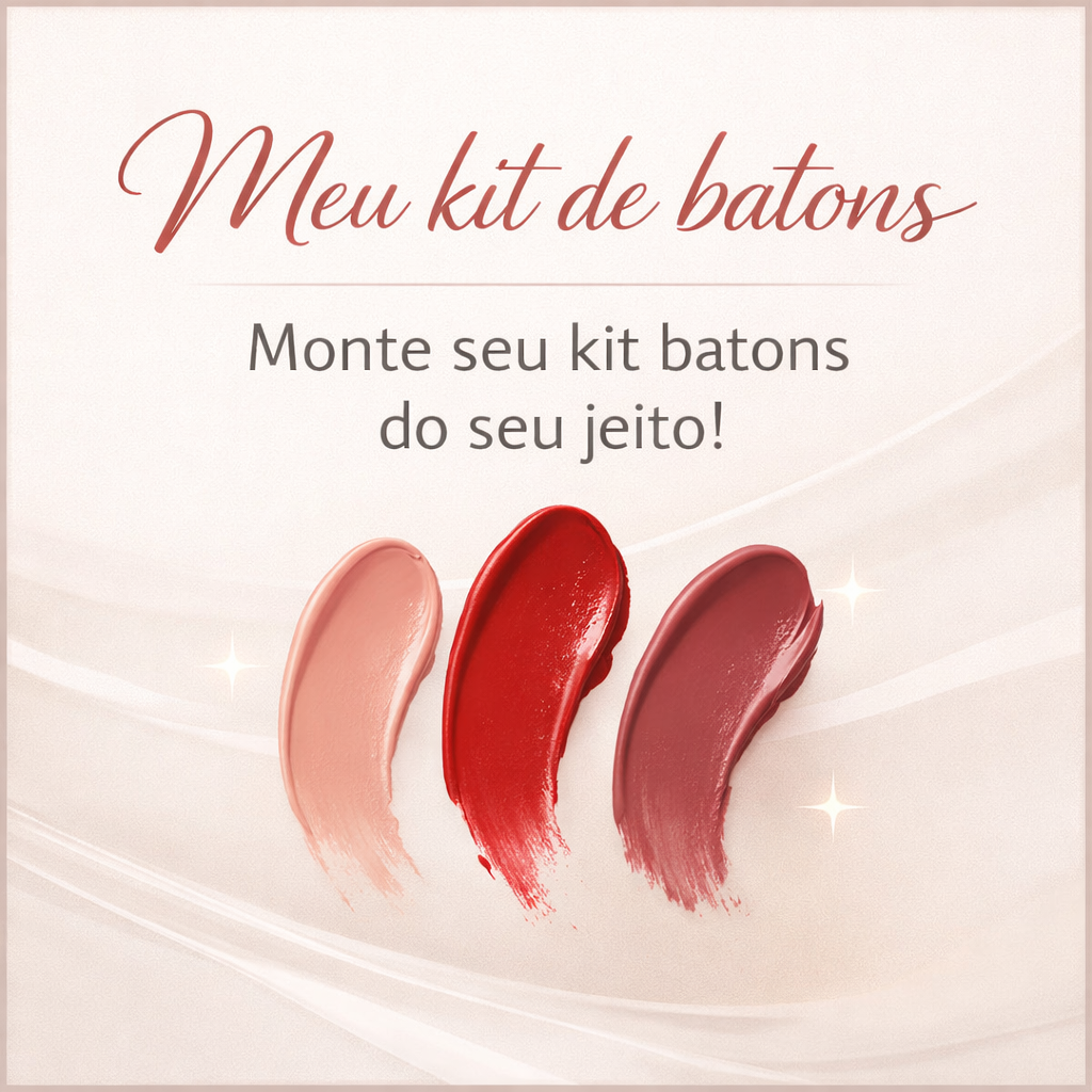 Meu kit de batons