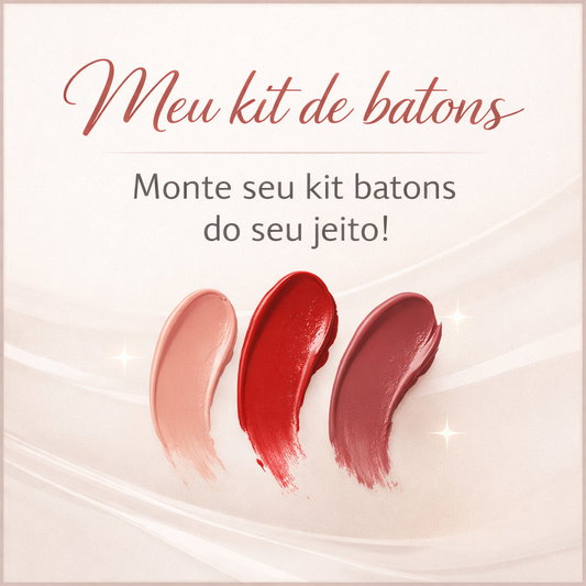 Meu kit de batons