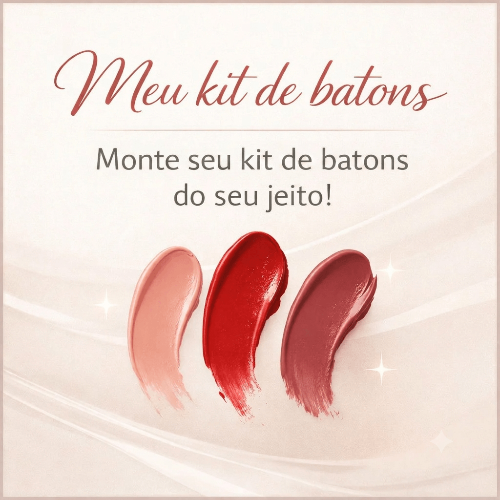 Meu kit de batons