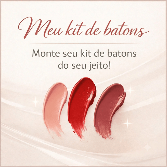 Meu kit de batons